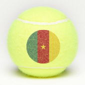 Kamerunaflagge Tennisbälle (Rückseite)