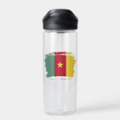 Kamerunaflagge Trinkflasche (Rückseite)