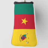 Kameruner Fahnenwappen Golf Headcover (Rotieren 90)