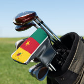 Kameruner Fahnenwappen Golf Headcover (In Situ)