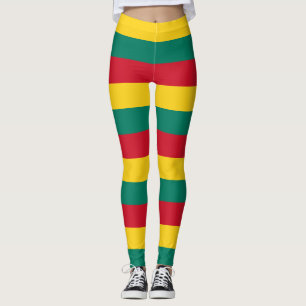 Kameruner Farben für die nationale Flagge horizont Leggings
