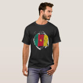 Kameruner Flag Flag Flag Flatrate Flag Flag Flag F T-Shirt (Vorne ganz)
