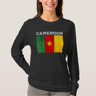 Kameruner Flagge - Vintage Flagge Kameruns T-Shirt