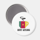 Kameruner Flaggendesigns Magnet (Vorderseite/Rückseite)