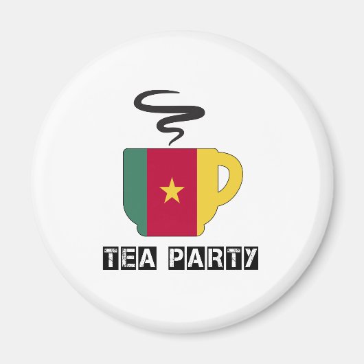 Kameruner Flaggendesigns Magnet (Vorne)
