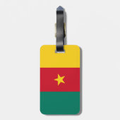 Kameruner Gepäckmarke Gepäckanhänger (Rückseite vertikal)