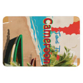 Kameruner Reiseplakat Magnet (Horizontal)