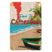 Kameruner Reiseplakat Magnet (Vertikal)