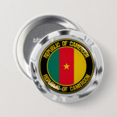 Kameruner RundEmblem Button (Vorne & Hinten)
