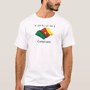 Kameruner T - Shirt für die Landesflagge