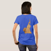 Kameruner T - Shirt für Flag und Karte (Schwarz voll)