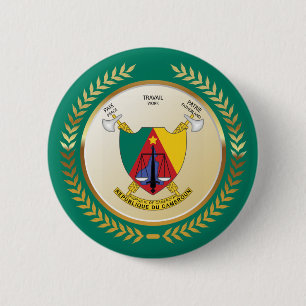 Kameruner Wappen Button