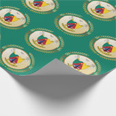 Kameruner Wappen Geschenkpapier (Ecke)
