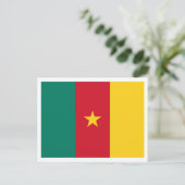 Kamerunische Flagge, Flagge Kameruns Postkarte (Stehend Vorderseite)