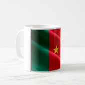 Kamerunische Flagge - Wachsen Kaffeetasse (Vorderseite Links)