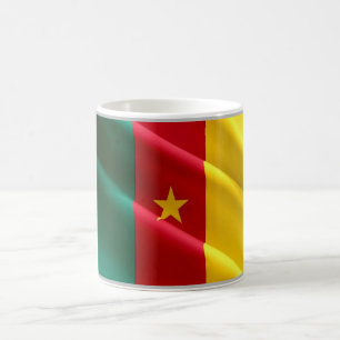 Kamerunische Flagge - Wachsen Kaffeetasse