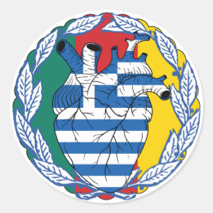 Kamerunische Kamerunische Unabhängigkeit Griechenl Runder Aufkleber