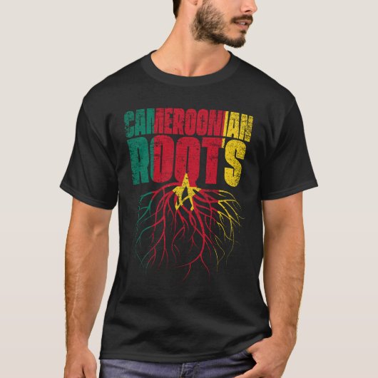 Kamerunische Roots-Kameruner Heritage T-Shirt (Vorderseite)