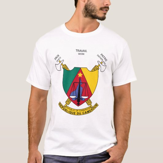 Kamerunischer Wappen-T - Shirt (Vorderseite)
