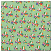 Kamerunisches irisches Kleeblatt Stoff (Muster)