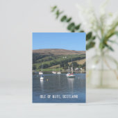 Kames Bay, Insel Bute, Schottland Postkarte (Stehend Vorderseite)