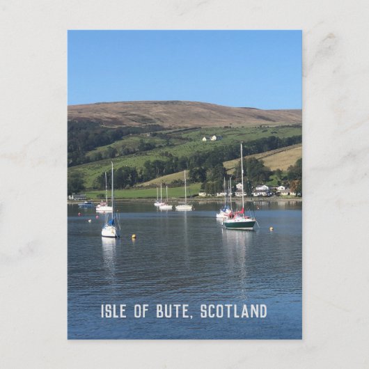 Kames Bay, Insel Bute, Schottland Postkarte (Vorderseite)