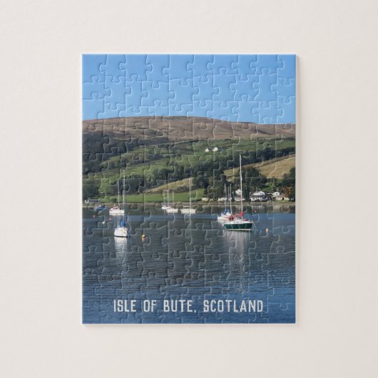 Kames Bay, Insel Bute, Schottland Puzzle (Vertikal)