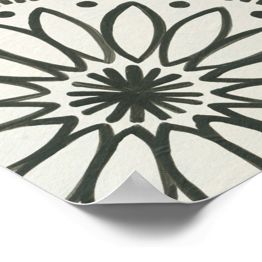 Kami Abstrakt Pattern Poster (Ecke)