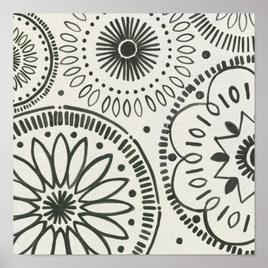 Kami Abstrakt Pattern Poster (Vorne)