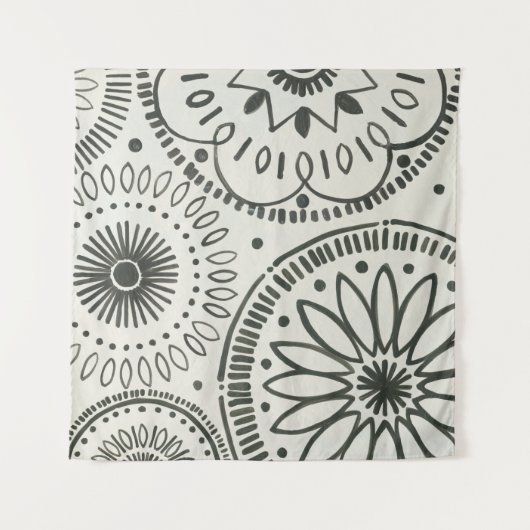 Kami abstraktes Muster Wandteppich (Vorderseite)