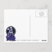 "Kami" Lila Moon Sari Fairy Postcard Postkarte (Rückseite)
