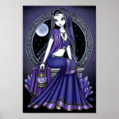 "Kami" Lila Moon Sari Fairy Poster (Vorne)