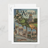 Kamiah, IdahoGroße Letter-SzenenKamiah, ID Postkarte (Vorne/Hinten)