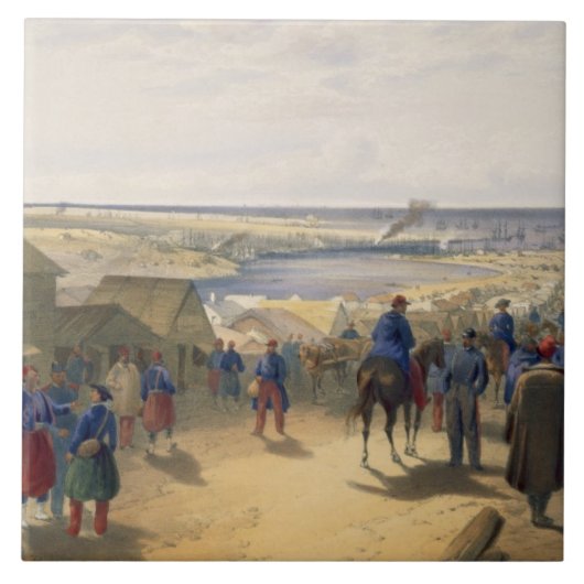 Kamiesch, Platte von 'Seat des Krieges im East Fliese (Vorderseite)