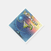 Kamikaze-Cocktail (#3 von 12 Sets mit Rezept für G Serviette (Ecke)