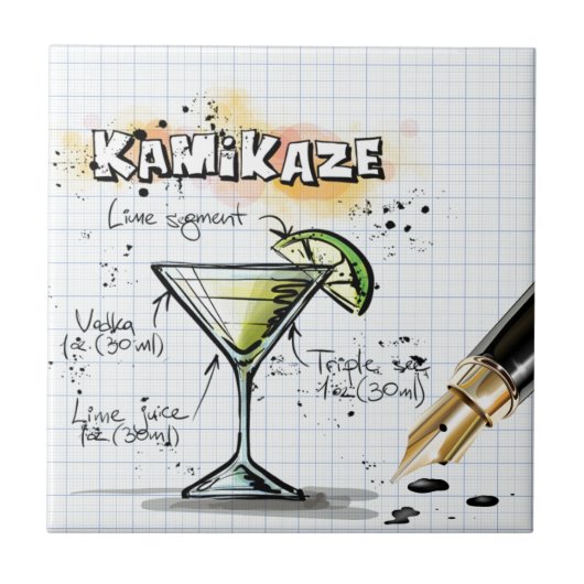 Kamikaze Fliese (Vorderseite)