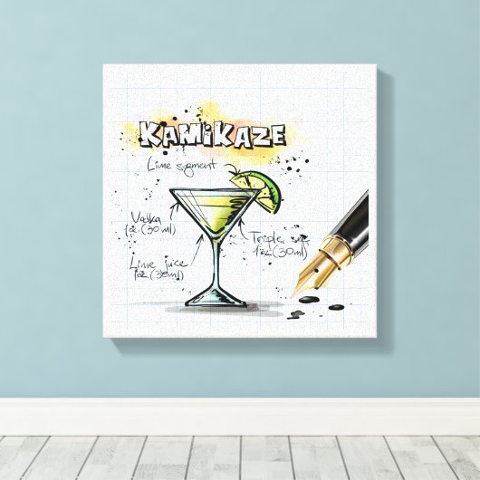 Kamikaze Leinwanddruck (Insitu (Holzboden))