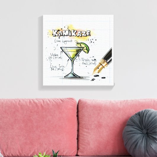 Kamikaze Leinwanddruck (Insitu (Wohnzimmer))