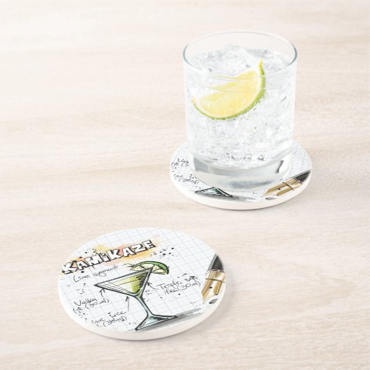 Kamikaze Sandstein Untersetzer (Seite)