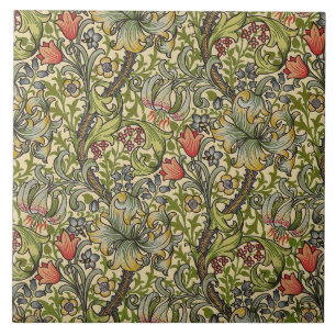 Kamikazin-Wandfliese William Morris Designs 023 Fliese