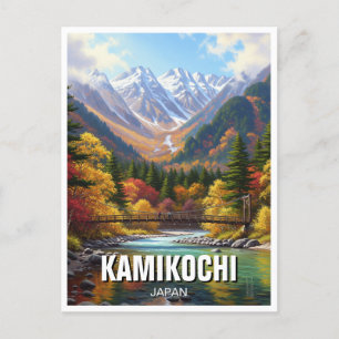 Kamikochi Chubu-Sangaku Nationalpark Japan Travel Postkarte
