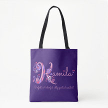 Kamila Name und Bedeutung monogramm Tasche