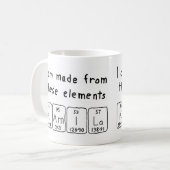 Kamila Periodenname Tasse (Vorderseite Links)