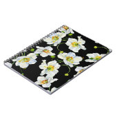 Kamille Blume Aquarellmuster Notizblock (Linke Seite)