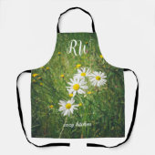 Kamille Blume auf der grünen Sommerwiese Schürze (Vorderseite)