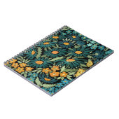 Kamille Blume flatter, hellfarbener Kamillenboden Notizblock (Linke Seite)