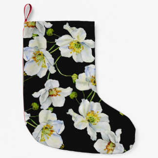 Kamille Blume: Illustrationsmuster für Wasserfarbe Kleiner Weihnachtsstrumpf