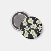 Kamille Blume: Illustrationsmuster für Wasserfarbe Magnet (Vorderseite/Rückseite)