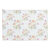 Kamille Blume Nahtloses Muster Kissenbezug (Rückseite-Rechts)