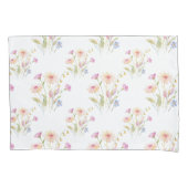 Kamille Blume Nahtloses Muster Kissenbezug (Vorderseite-Links)